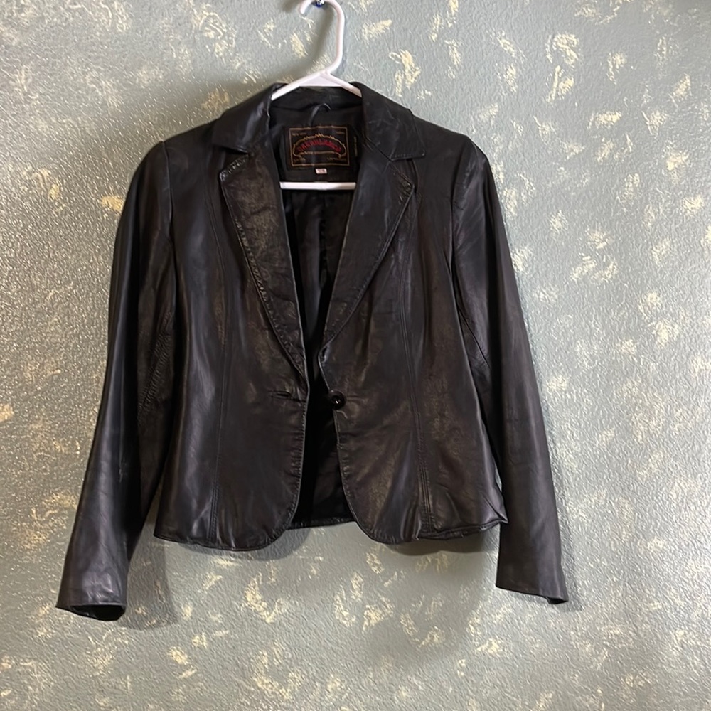 Vintage leather moto jacket from the 70’s